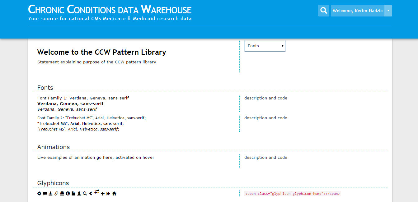 Chronic Conditions Warehouse - Pattern Library